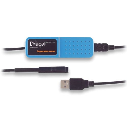 Датчик температуры с тонким слоем - TMP125 - Dracal Technologies Inc. - цифровой / USB / для испытаний и технологического проектирования