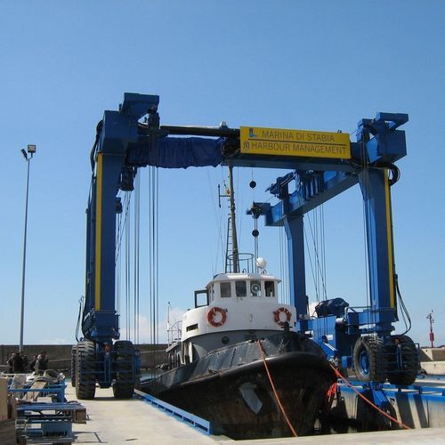 Колесный козловой кран - TROLLIFT - Eden Tech Srl - для использования на морских судах