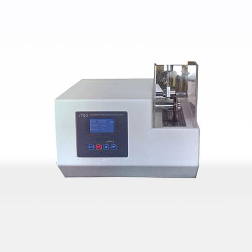 Станок для резки с вращающейся пластиной - DTQ-5 - Laizhou Lailuote Test Instrument Co., Ltd. - для металла / сверхточный / горизонтальный