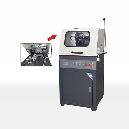Станок для резки с ножом - LSQ-100 - Laizhou Lailuote Test Instrument Co., Ltd. - для металла / для проб / металлографический
