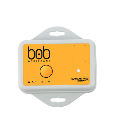 Датчик вибраций радиочастота - BoB Assistant - 50-80-004 - WATTECO - для опасной зоны / для насоса / для двигателя