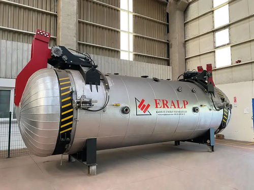 Автоклав для каучука - ERALP KAZAN VE ENERJİ TEKNOLOJİLERİ - для процесса / горизонтальный