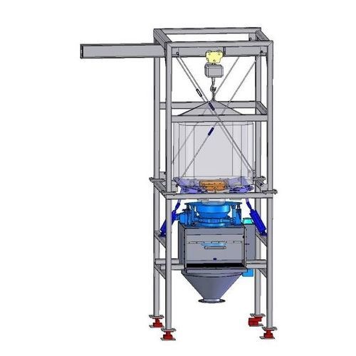 Система разгрузки для эластичных контейнеров - SBD - HOSOKAWA SOLIDS, S.L. - для силосохранилища / для бункера / для погрузно-разгрузочных работ