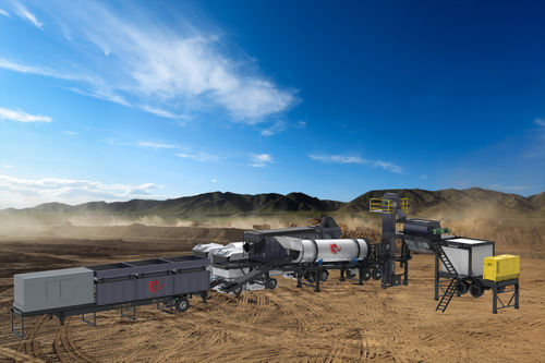 Мобильный асфальтный завод - PAC-120 / PARS - POWER ASPHALT MACHINES LTD - непрерывного действия / передвижной