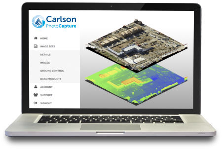 Программное обеспечение для обработки изображений - Carlson Software - топографическое / 3D