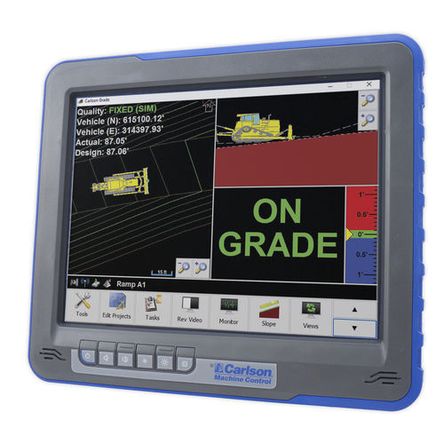 Терминал управления с сенсорным экраном - GRADE - Carlson Software - мобильный / GPS / для контроля