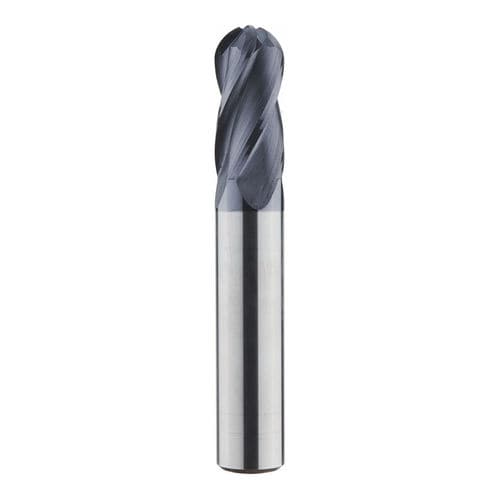 Фрезер со сферическим торцом - Eco-Line - KSKF Z4 Series - Karcan Cutting Tools - твердый карбид / de acabamento / эскиза