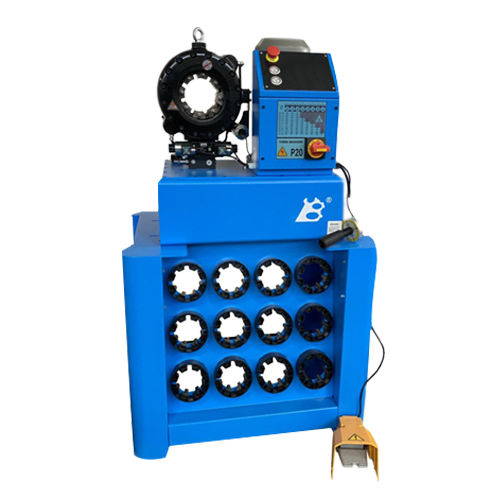 Опрессовочный станок для гибкого шланга - YB-P20 - Guangzhou YuBen Hydraulic Technology Co., Ltd. - полуавтоматический / с педалью