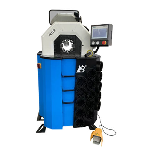 Опрессовочный станок для гибкого шланга - YB120L - Guangzhou YuBen Hydraulic Technology Co., Ltd. - автоматический / с педалью / большая производительность
