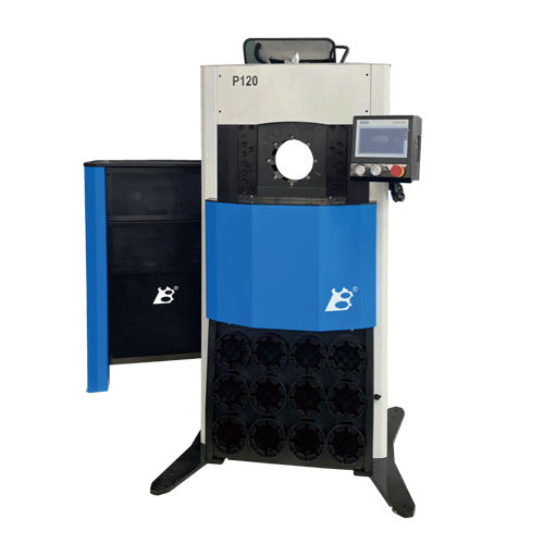 Опрессовочный станок для гибкого шланга - YB-P120 - Guangzhou YuBen Hydraulic Technology Co., Ltd. - автоматический / с педалью / большая производительность