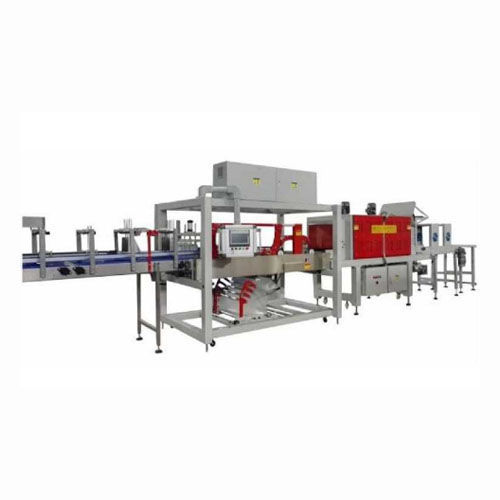 Автоматическая обверточная машина - TIE-MB26 - Zhangjiagang TIE Machinery Co., Ltd. - для бутылок из ПЭТФ / для напитков / для пива