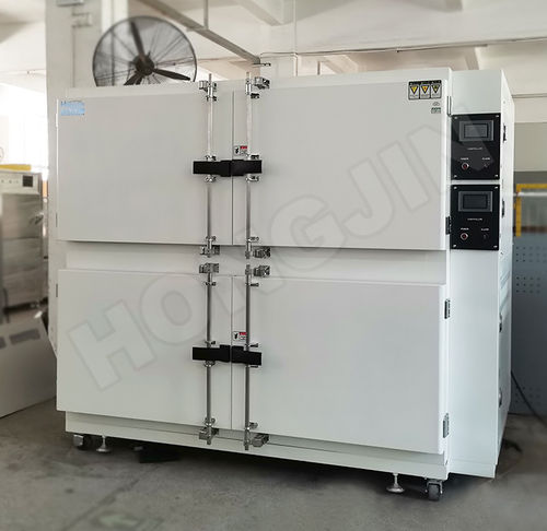 Печь с камерой - HJ series - Dongguan Hongjin Test Instrument Co.,Ltd. - горячим воздухом / из нержавеющей стали / автоматическая