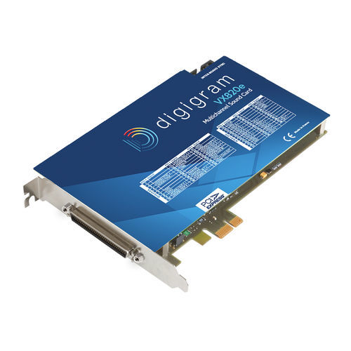 Звуковая карта PCI Express - VX820E - DIGIGRAM - сверхплоская / многоканальная