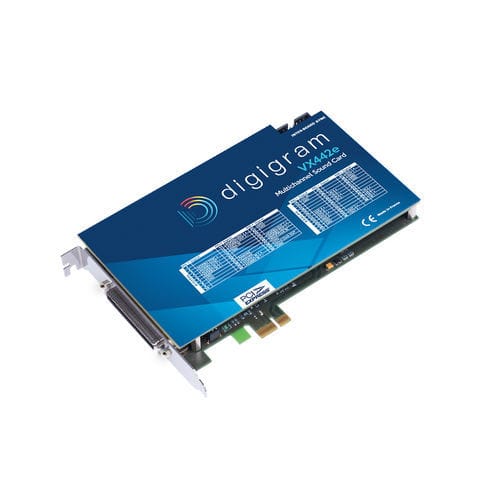 Звуковая карта PCI Express - VX442E - DIGIGRAM - многоканальная / сверхплоская