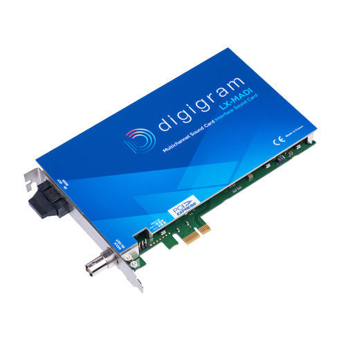 Звуковая карта PCI Express - LX-MADI - DIGIGRAM - многоканальная / сверхплоская