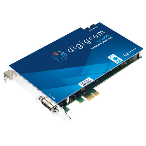Звуковая карта PCI Express - LOLA881 - DIGIGRAM - сверхплоская / многоканальная / стерео