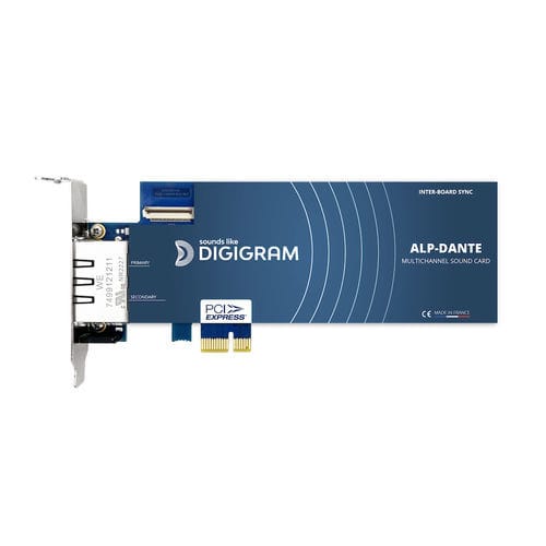 Звуковая карта PCI Express - ALP-DANTE - DIGIGRAM - сверхплоская
