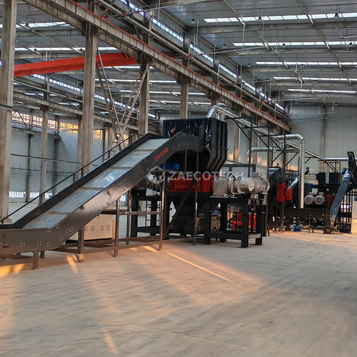 Первичный измельчитель - ZhengZhou ZA ECOTECH Co.,Ltd - с 2 валами / для промышленных отходов / для мачты ветрогенератора