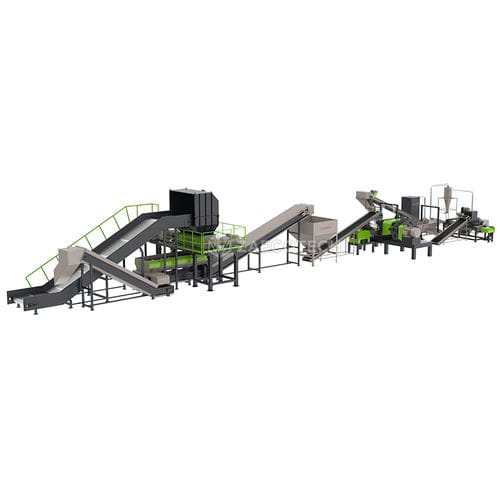 Станция обработки резиновых отходов - TDF/Tire/Recycling - ZhengZhou ZA ECOTECH Co.,Ltd - автоматизированная / с разделителями / с измельчителем