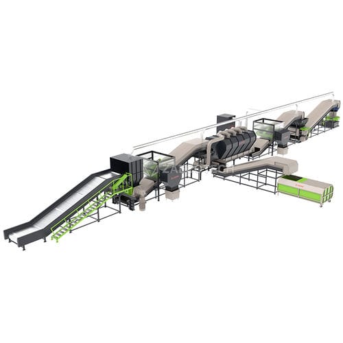 Станция обработки отходов пластмасса - Paper Mill Waste/Pulper Ropes/Ragger Wire - ZhengZhou ZA ECOTECH Co.,Ltd - промышленная / твердые бытовые отходы / автоматизированная