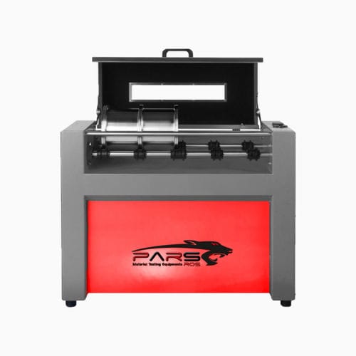 Испытательная машина износа - PRS-AMDA0400 - Parsros Makine ve Laboratuvar Test Cih. İml. İth. İhr. San. ve Dıs. Tic. Ltd.Sti. - автоматическая / для строительных материалов / цифровая