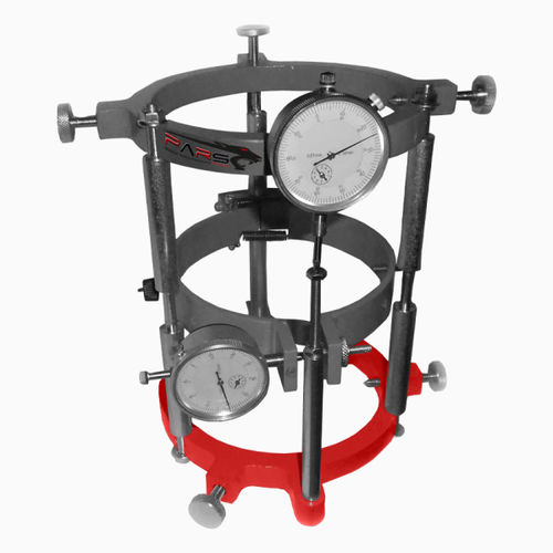 Испытательное устройство сжатия - PRS-CCOMPMAN - Parsros Makine ve Laboratuvar Test Cih. İml. İth. İhr. San. ve Dıs. Tic. Ltd.Sti. - с ручным приводом / для бетона / осевое