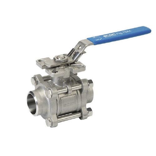 Клапан со сферическим золотником - 1WE40 series - Econ Brand Valves - с рычагом / для контроля / сварной