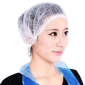 Одноразовая шапочка для женщин - Hefei HaoXin Protective Technology Co., Ltd. - для чистого помещения / для пищевой промышленности