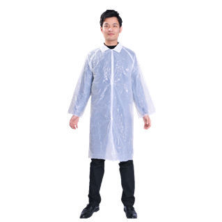 Рабочая блуза - Hefei HaoXin Protective Technology Co., Ltd. - от химических воздействий / из полиэтилена / для лаборатории