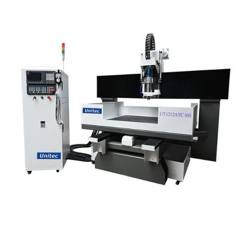 Станок для обрезки профилей ЧПУ - UT1212ATC-MS - Nanjing Unitec Technology Co.,LTD - 3 оси / с одним шпинделем / для металла