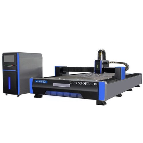 Станок для резки волоконный лазер - UT1530FL200 - Nanjing Unitec Technology Co.,LTD - компактный / высокоточный / линейный