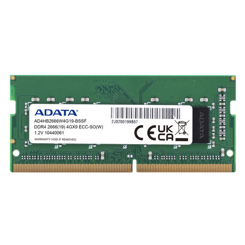 Модуль запоминающего устройства SO-DIMM - DDR4 ECC SO-DIMM - ADATA Industrial - DRAM / DDR4 / ECC