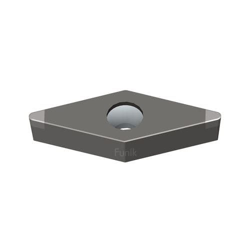 Режущая пластина для мехобработки - VCGW1604 - Funik Ultrahard Material Co., Ltd. - для токарной обработки / для отделки / КНБ