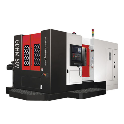 Горизонтальный Обрабатывающий центр ЧПУ - GDHM-50VNC - Dongguan Gooda Machinery Manufacturing Co., Ltd. - 3 оси / для стали / с делительным столом