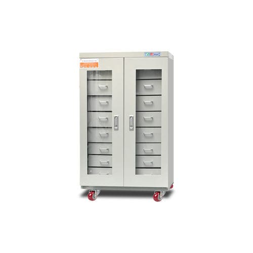 Шкаф с сухой атмосферой - Changshu Tongrun Electronic Technology Co., Ltd. - для хранения / на роликах / с выдвижным ящиком