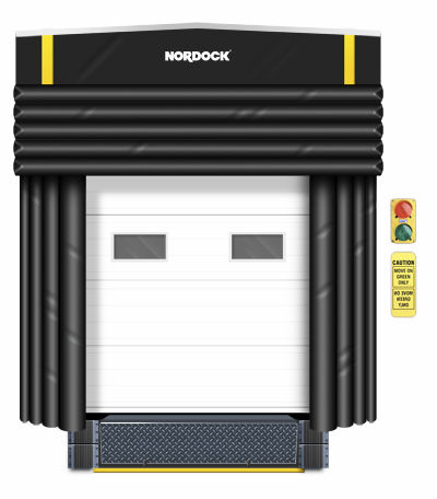 Надувной загрузочный шлюз - IS-550 series - Nordock Inc. - изотермический