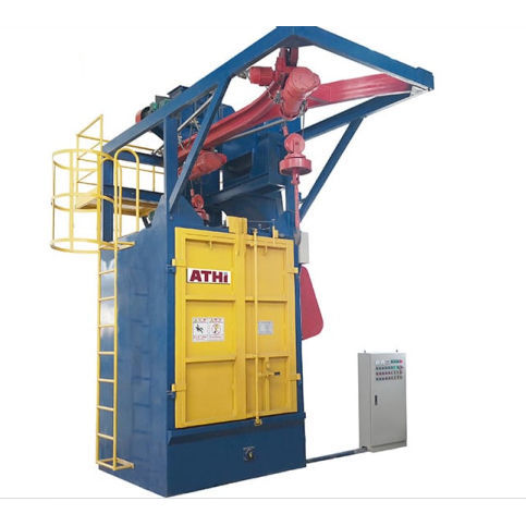 Дробеструйный аппарат с крюком - Q37 series - Antai Heavy Industry Machinery Co., Ltd. - с роликовым конвейером / турбинный / для металла
