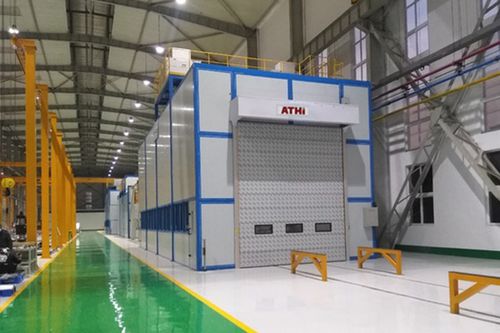 Закрытая окрасочная кабина - Antai Heavy Industry Machinery Co., Ltd. - для транспортных средств / для химической промышленности / с фильтром