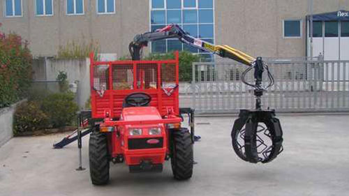 Погрузчик для установки на трактор - GF 4500 - Tecnodraulic - для лесохозяйственных работ / для разгрузочно-погрузочных работ