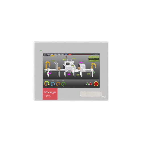 HMI с сенсорным экраном - TD710 - Pixsys - встраиваемый / 800x480 / ARM Cortex-A8