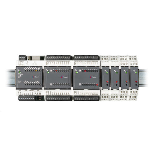 Модульная программируемая автоматическая система - PL700 - Pixsys - на DIN-рейке / с раздвижной платой входа/выхода / RS485