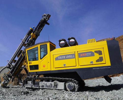 Гусеничная буровая установка - TAIYE-X55 - Xuanhua Taiye Drilling Machinery Co.,LTD - поворотная / погружная / гидравлическая