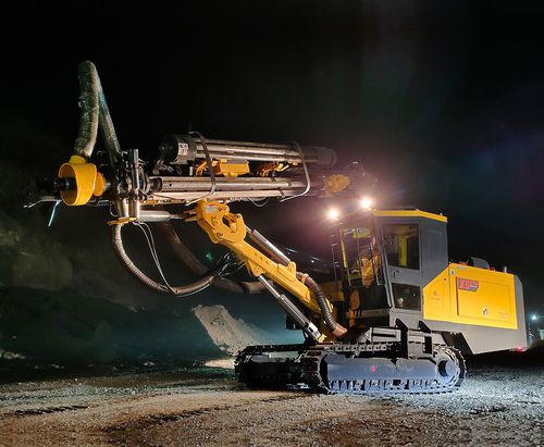 Поворотная буровая установка - TAIYE-X5-DTH - Xuanhua Taiye Drilling Machinery Co.,LTD - погружная / гидравлическая / автоматическая