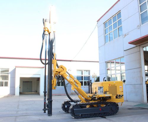 Гусеничная буровая установка - TAIYE-628-DTH - Xuanhua Taiye Drilling Machinery Co.,LTD - поворотная / гидравлическая / пневматическая