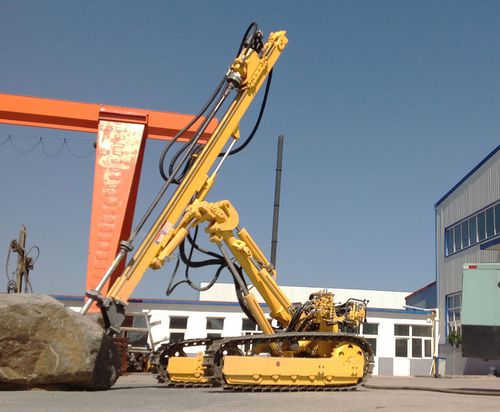 Гусеничная буровая установка - TAIYE-380-DTH - Xuanhua Taiye Drilling Machinery Co.,LTD - поворотная / пневматическая