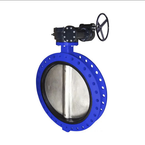 Клапан поворотный затвор - wenzhou domos fluid equipment co.,ltd - с рычагом / электрический / с двойным фланцем