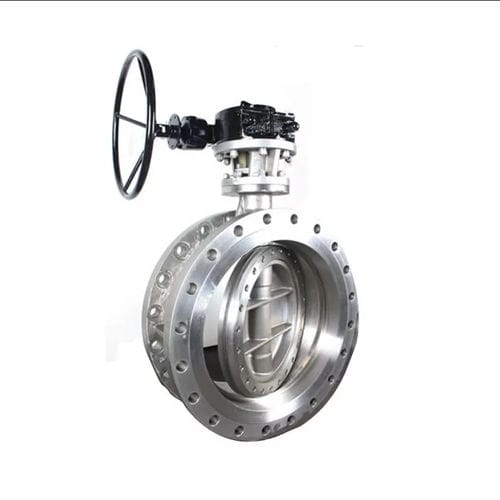 Клапан поворотный затвор - wenzhou domos fluid equipment co.,ltd - с рычагом / с двойным фланцем / пластинка