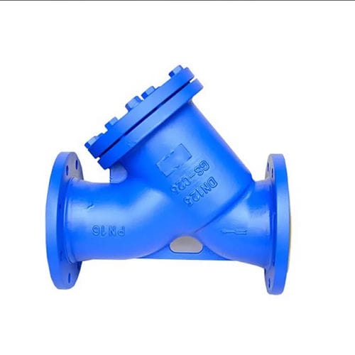 Гидравлический всасывающий фильтр из нержавеющей стали - wenzhou domos fluid equipment co.,ltd - в форме Y / с фланцем / из литой стали