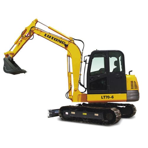 Экскаватор мини - LT70-6 - Luoyang Lutong Heavy Industry Machinery Co., Ltd - гусеничный / дизельный / для лесохозяйственных работ