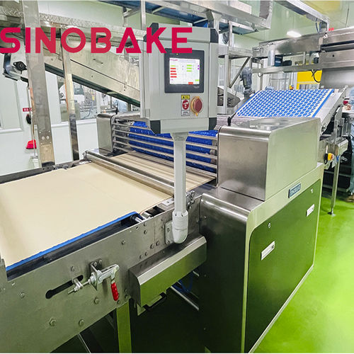 Линия для производства печенья с начинкой с резаком - HJ series - Guangdong Shunde Huaji Machinery Industrial Co., Ltd. - с тестораскаточным устройством / с тестомешалкой